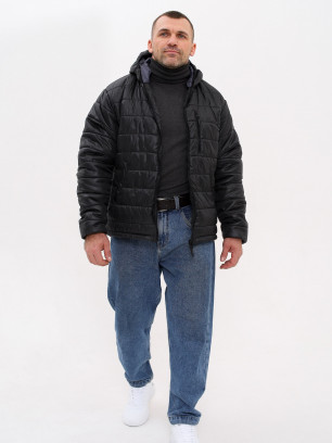 Куртка демисезонная стеганая Bearcape (черная)