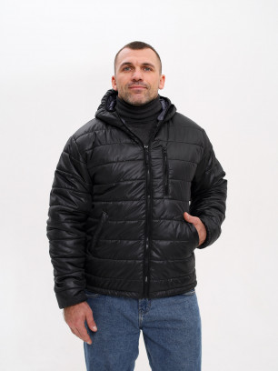 Куртка демисезонная стеганая Bearcape (черная)